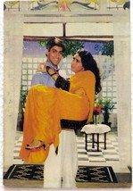 Bollywood Actor Salman Khan Karisma Kapoor Original Post card Postcard I... - £13.31 GBP