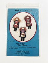 Sweet Annie Collector Angel Doll 12&quot; Pattern Country Applique VTG 1993 Kornfeind - $9.89