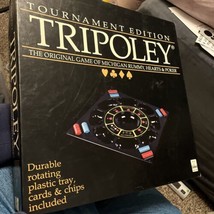 Tripoley Tournament Edition Turntable Board Cadaco 255 Vintage 1989 Complete - £25.69 GBP