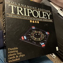 Tripoley Tournament Edition Turntable Board Cadaco 255 Vintage 1989 Complete - £25.88 GBP