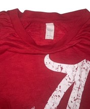 Alabama Crimson Tide Long Sleeve Shirt Small Red NCAA Distressed Logo USA image 3