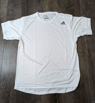 Adidas NWOT Mens 2XL White Freelift Climate Cool Tshirt CB - £15.81 GBP