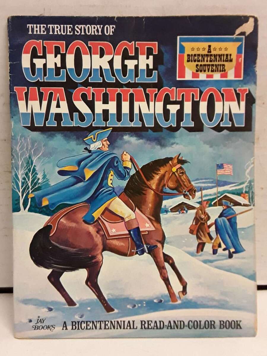 The True Story of George Washington (A Bicentennial Read and Color Book) - $15.84
