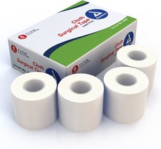 Dynarex Cloth Surgical Tape - 2 Inches X 10 Yds, (Box of 6 RL) by DYANAREX - £17.51 GBP