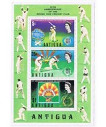 Stamps Antigua Souvenir Sheet Cricket 1972 MLH - $1.80