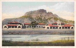 Cardenas Santa Fe Hotel Trinidad Colorado 1910c Fred Harvey Phostint postcard - £5.53 GBP