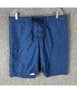Old Navy Swim Trunks Men&#39;s Large Blue Drawstring 100% Polyester Adults L - $15.34 CAD