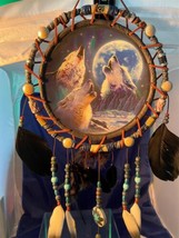 Wolf Songs Sacred Spirits Dreamcatcher Robin Koni COA Wolves Bradford Exchange - £29.09 GBP