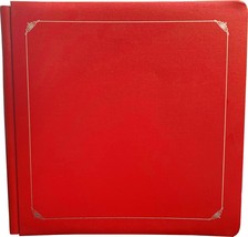 Creative Memories 12x12 Red Album with silver trim Old Style EUC - £31.85 GBP