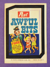 Topps Wacky Packages Awful Bits Cereal Tan Back 1973 2nd Series Topps Chewing Gum - $18.80