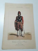 French lithographs customs of america 1800 hastrel 1963 Carabinier Buenos AYres - £38.14 GBP