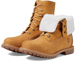 Timberland TEDDY FLEECE Fold-Down Waterproof Boots WHEAT Women&#39;s Size 8 ... - $84.10