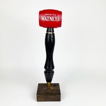 1980s England WATNEY&#39;S RED BARREL Beer Black 13&quot; Wood Tap Tavern Trove V... - $44.55