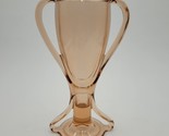 Vintage 1920s FOSTORIA George Sakier Peach Art DeCo Glass Double Handle ... - £19.73 GBP