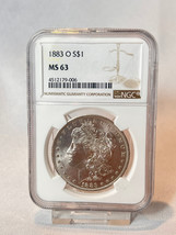 1883 O Morgan Dollar 90% Silver NGC MS63 - £71.18 GBP