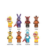 8Pcs Fit Lego Five Nights At Freddy's Minifigures Kids Gifts Toys - £17.53 GBP