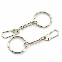 Bluemoona 15 Pcs - Closed Locking Catch Hooks Keyring Chain Zip for Instant Repa - £5.65 GBP