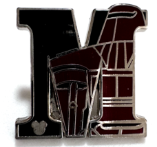 Disney Alphabet Letter M for Maximillion Black Hole Pin 82335 - $10.88