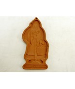 Father Christmas Cookie Mold, Vintage Longaberger Pottery, 1990, With Re... - €12,46 EUR
