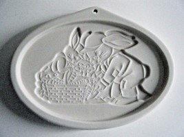 Longaberger Easter Cookie Mold Grandpa & Herbie 1995 With Box - $9.85