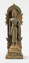 Buddha Statue - Antik Indonesische Stil Javanese Amoghasiddhi - 24cm/25.4cm - £830.34 GBP