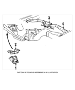 Ford OEM-Engine Motor Mount Torque Strut Right EOLZ-6038-A - $1,020.04 MXN