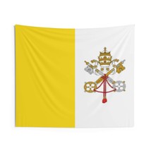 Vatican City Country Flag Wall Hanging Tapestry - £52.53 GBP+