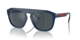 Burberry BE4396U 405825 57 Wren Sunglasses Blue Frame Dark Grey Blue Mirror Lens - $98.99