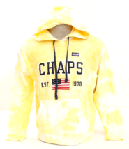 Chaps Super Soft Yellow Lightweight Signature Hoodie Men&#39;s Size L NWT - $59.39