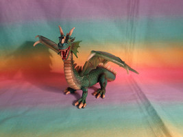 Schleich World of Knights Medieval Fantasy Green / Teal Winged Dragon - as is - £10.15 GBP