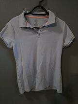 Wonder Nation Girls Size Large 11-14 Light Blue Short Sleeve Polo Unifor... - $5.69