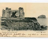 Tantallon Castle and Bass Rock Undivided Back Postcard 1902 E Lothian Sc... - $7.92