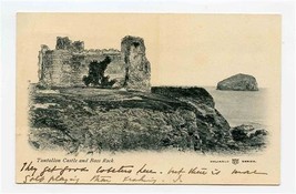 Tantallon Castle and Bass Rock Undivided Back Postcard 1902 E Lothian Sc... - £6.23 GBP