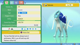 Pokemon Brilliant Diamond/Shining Pearl Shiny Suicune 6IVs Custom Natures - £3.98 GBP