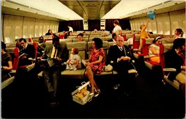 Pan Am New 747 Plane With All The Room In The World Unposted Vintage Postcard - £7.39 GBP