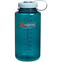 Nalgene Sustain 32oz Wide Mouth Bottle (Trout Green) Recycled Reusable - £12.32 GBP