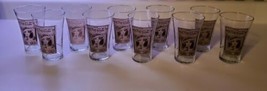 Coca-Cola 16oz Flair Drinking Glass Set of 8 From The Archives by Libbey - £34.16 GBP