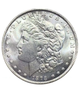 1878 US Morgan Coin and Silver Coin - $57.50