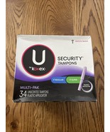 U by Kotex Security Tampons 17 Super 17 Regular Multipack 34 Count Total... - $39.59