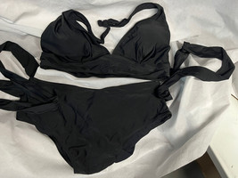 4 XL Two Piece Swimsuit Black - $11.99