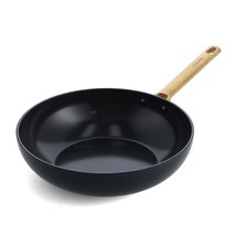 GreenPan Reserve Hard Anodized Healthy Ceramic Nonstick, 11&quot; Wok Pan, Go... - £151.86 GBP