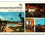 Sheraton Kauai Hotel Poipu Beach Kauai Hawaii HI UNP Chrome Postcard M18 - $1.93