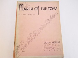 Vintage Sheet Music 1933 March Of The Toys For Two Pianos From Babes In Toyland - £6.95 GBP