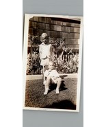 Antique 1940&#39;s Chilling With Big Brother Black &amp; White Photography Photos - £7.39 GBP