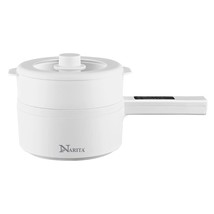 NPC-1801W Narita Electric Hot Pot with Steamer/ 1.8L, Non-stick Ceramic ... - $1,278.47 MXN