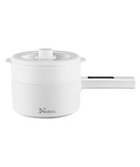 NPC-1801W Narita Electric Hot Pot with Steamer/ 1.8L, Non-stick Ceramic ... - $1,278.47 MXN