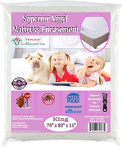 Superior Extra Heavy 8 Gauge Vinyl Mattress Protector Zippered Encasemen... - $781.38 MXN