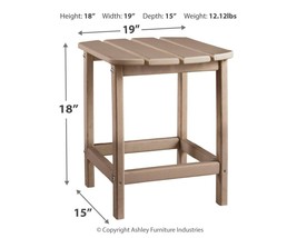 Sundown Treasure - Outdoor End Table - $88.00