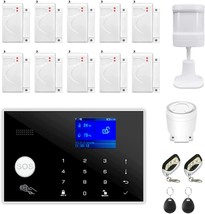 WiFi&amp;GSM 17-Piece kit, Wireless Home Security Alarm System, Door/Window ... - $116.99