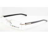 Tag Heuer 8109 013 TRENDS Gray Black Titanium Eyeglasses TH8109-013 56mm - £264.07 GBP